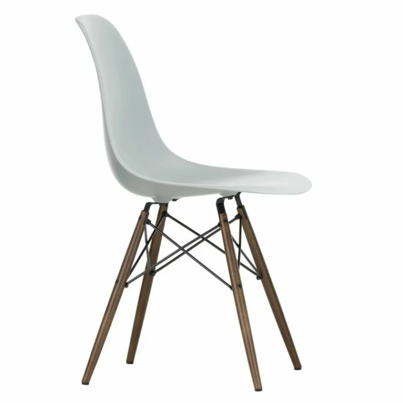 Online Eames Plastic Chair DSW Stoel Esdoorn Donker Eetkamerstoelen
