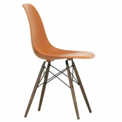 Online Eames Plastic Chair DSW Stoel Esdoorn Donker Eetkamerstoelen