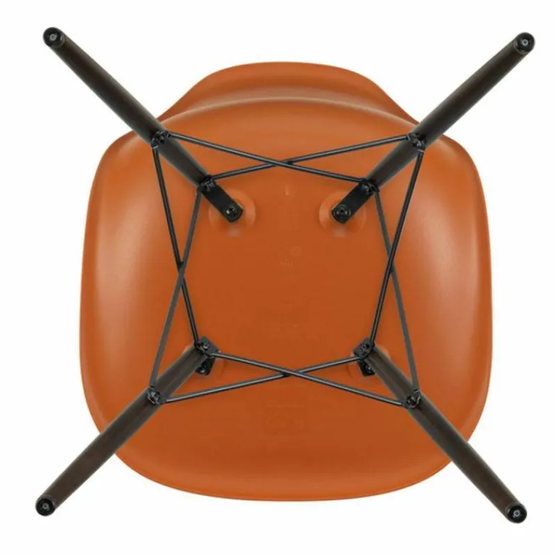 Online Eames Plastic Chair DSW Stoel Esdoorn Donker Eetkamerstoelen