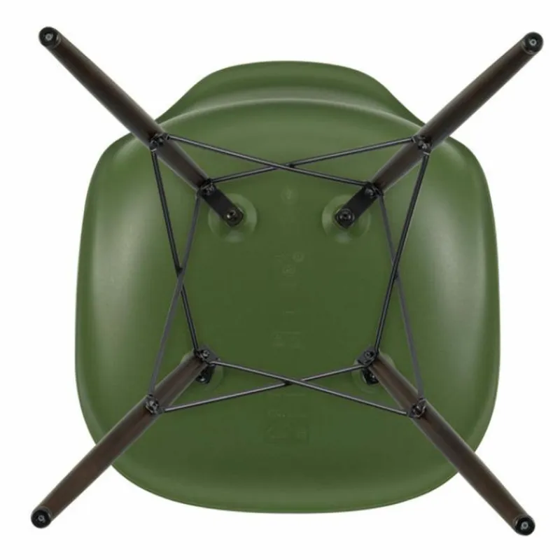Online Eames Plastic Chair DSW Stoel Esdoorn Donker Eetkamerstoelen