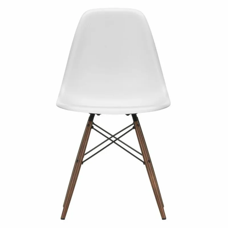 Online Eames Plastic Chair DSW Stoel Esdoorn Donker Eetkamerstoelen
