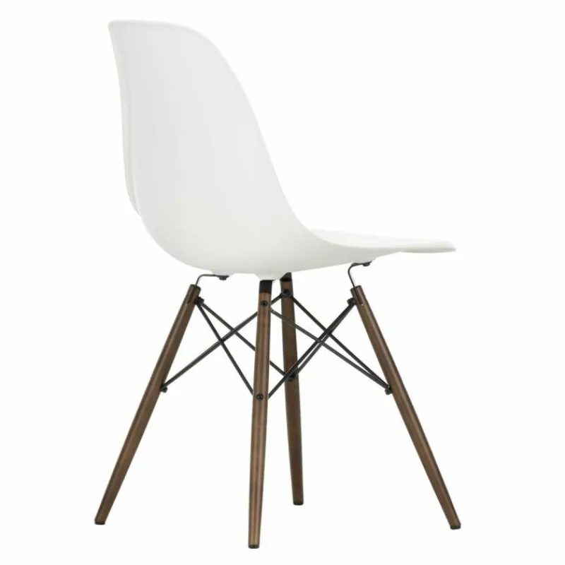 Online Eames Plastic Chair DSW Stoel Esdoorn Donker Eetkamerstoelen