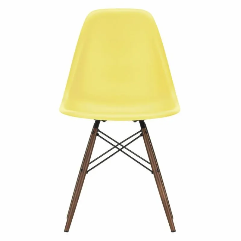 Online Eames Plastic Chair DSW Stoel Esdoorn Donker Eetkamerstoelen