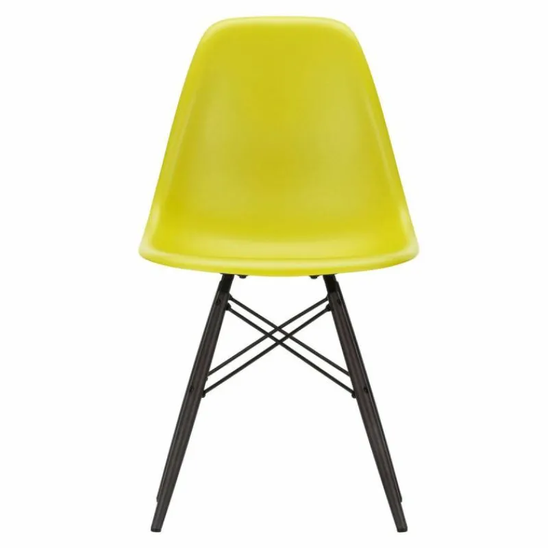 Hot Eames Plastic Chair DSW Stoel Esdoorn Zwart Eetkamerstoelen