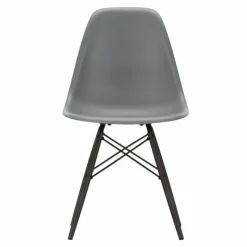 Hot Eames Plastic Chair DSW Stoel Esdoorn Zwart Eetkamerstoelen