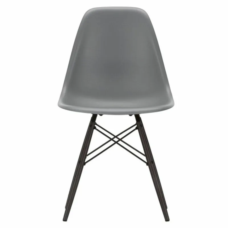 Hot Eames Plastic Chair DSW Stoel Esdoorn Zwart Eetkamerstoelen