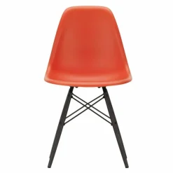 Hot Eames Plastic Chair DSW Stoel Esdoorn Zwart Eetkamerstoelen