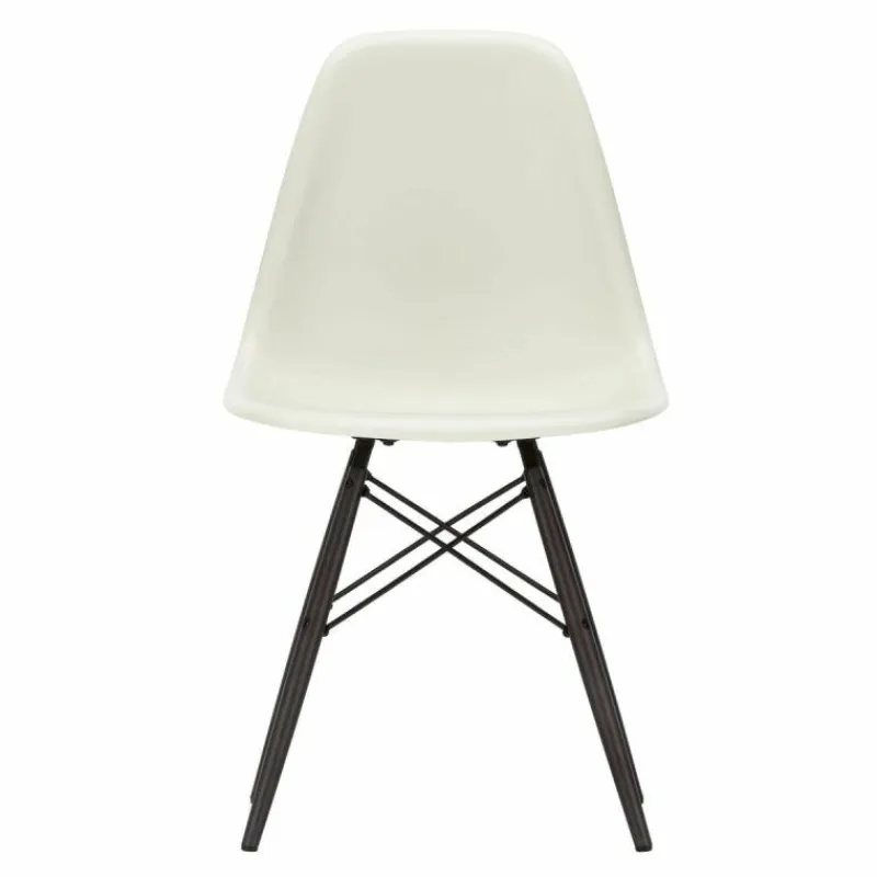 Hot Eames Plastic Chair DSW Stoel Esdoorn Zwart Eetkamerstoelen