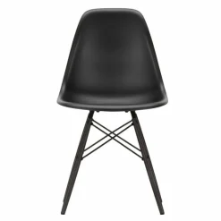 Hot Eames Plastic Chair DSW Stoel Esdoorn Zwart Eetkamerstoelen