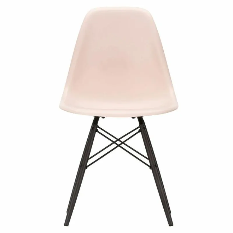 Hot Eames Plastic Chair DSW Stoel Esdoorn Zwart Eetkamerstoelen
