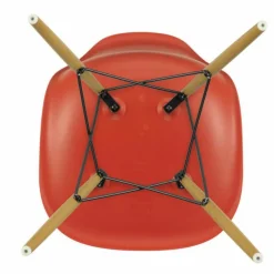 Sale Eames Plastic Chair DSW Stoel Esdoorn Gelig Eetkamerstoelen