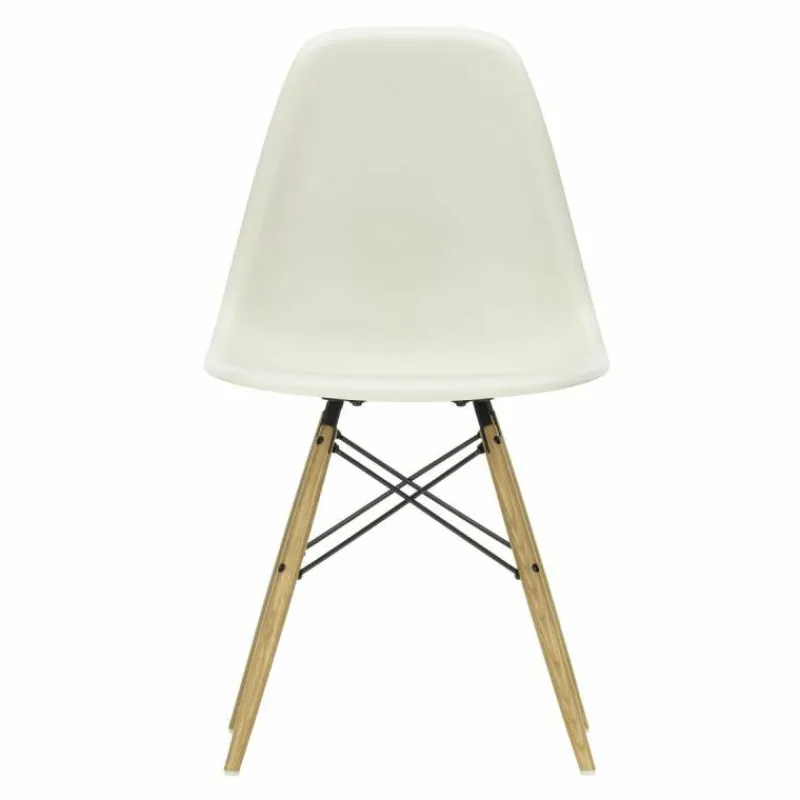 Sale Eames Plastic Chair DSW Stoel Esdoorn Gelig Eetkamerstoelen