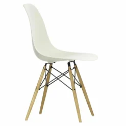 Sale Eames Plastic Chair DSW Stoel Esdoorn Gelig Eetkamerstoelen