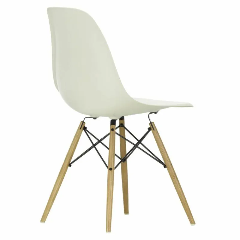 Sale Eames Plastic Chair DSW Stoel Esdoorn Gelig Eetkamerstoelen