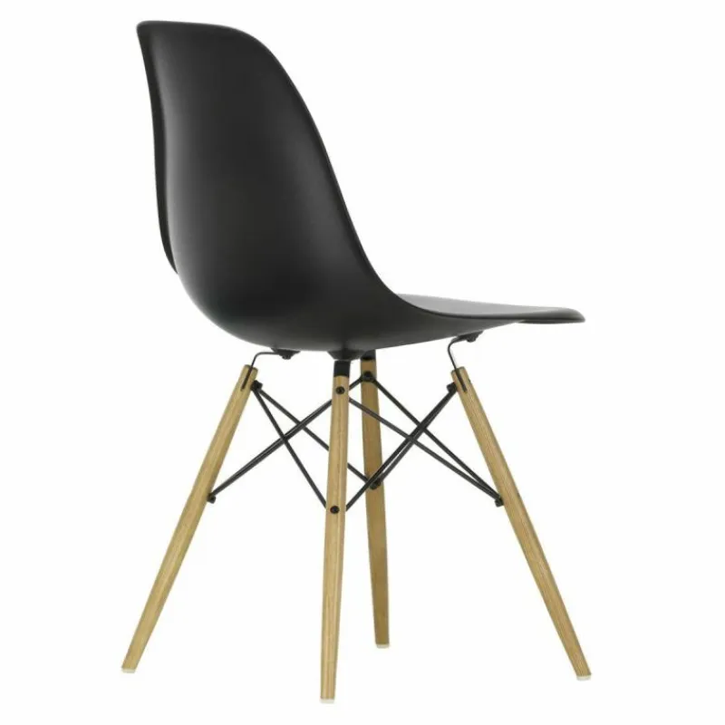 Sale Eames Plastic Chair DSW Stoel Esdoorn Gelig Eetkamerstoelen