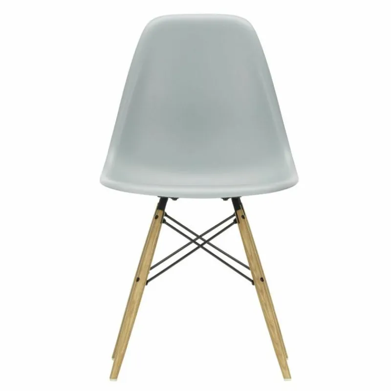 Sale Eames Plastic Chair DSW Stoel Esdoorn Gelig Eetkamerstoelen