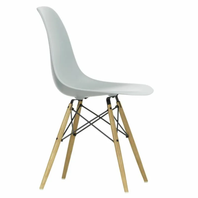 Sale Eames Plastic Chair DSW Stoel Esdoorn Gelig Eetkamerstoelen