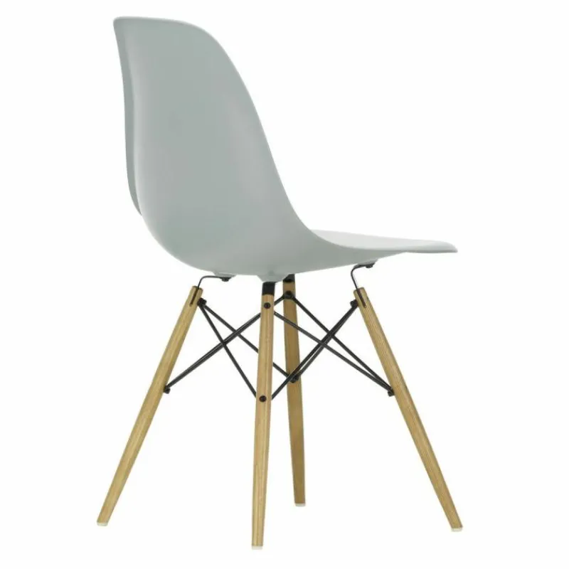 Sale Eames Plastic Chair DSW Stoel Esdoorn Gelig Eetkamerstoelen