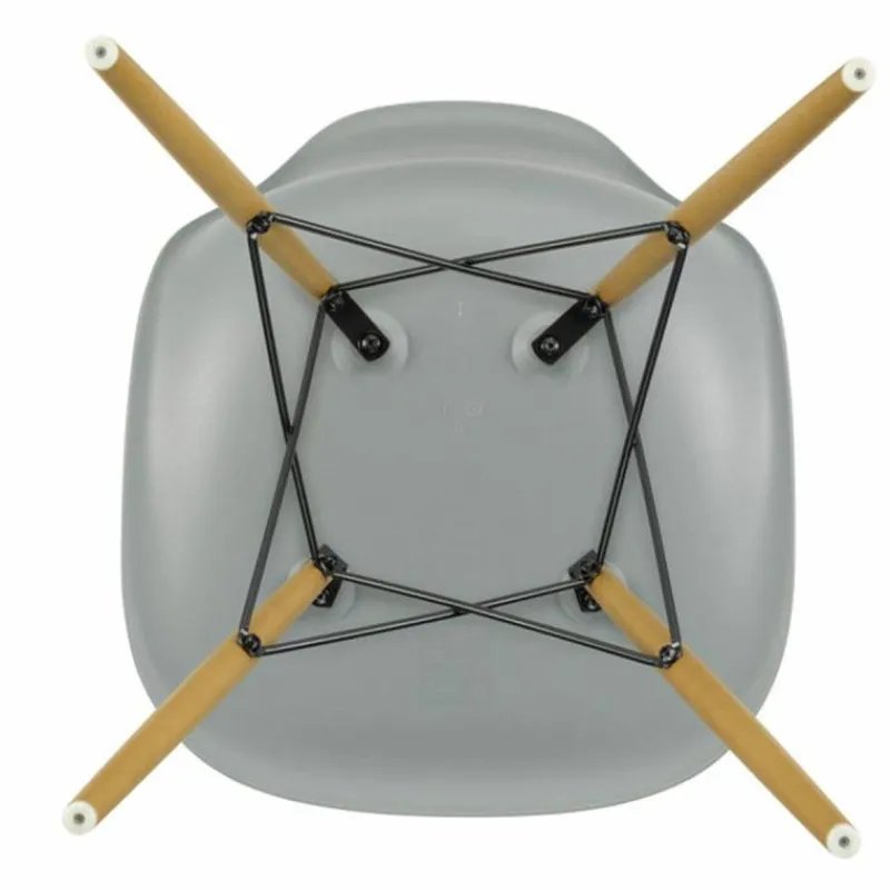 Sale Eames Plastic Chair DSW Stoel Esdoorn Gelig Eetkamerstoelen