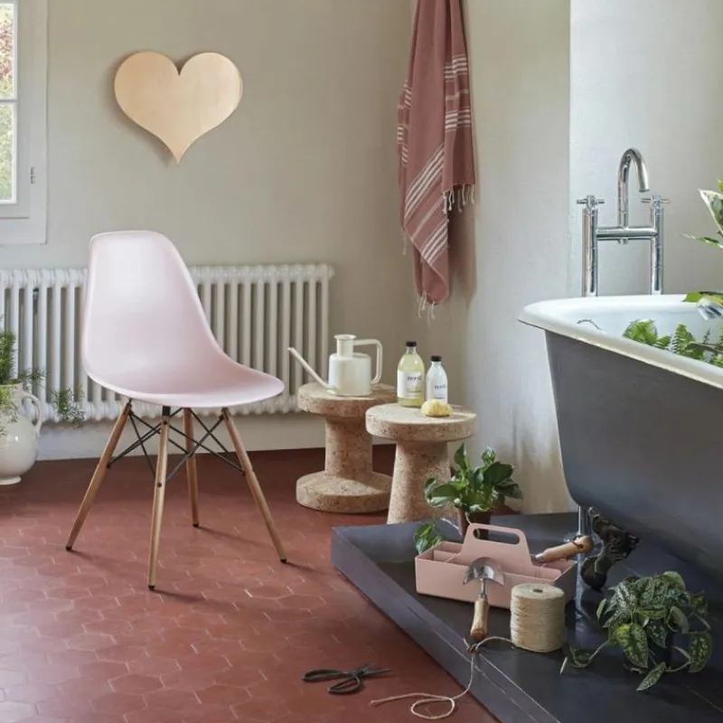 Sale Eames Plastic Chair DSW Stoel Esdoorn Gelig Eetkamerstoelen