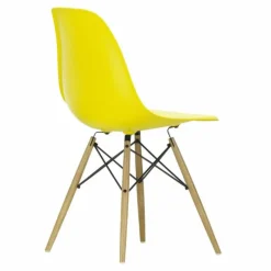 Sale Eames Plastic Chair DSW Stoel Esdoorn Gelig Eetkamerstoelen