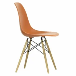 Sale Eames Plastic Chair DSW Stoel Esdoorn Gelig Eetkamerstoelen