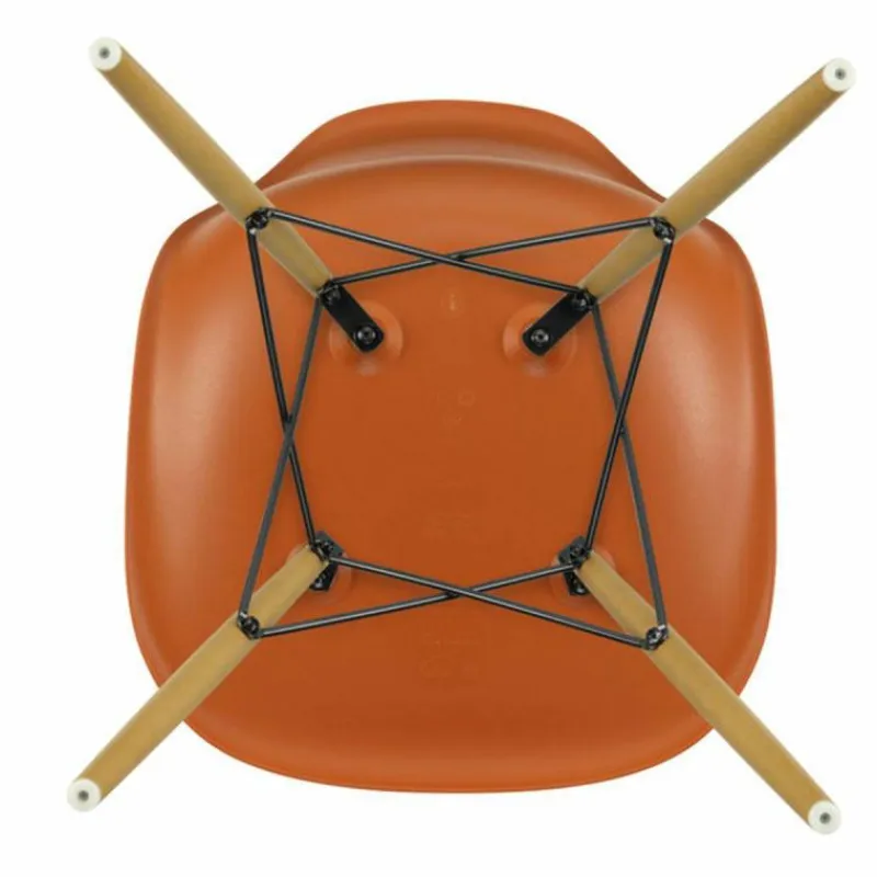 Sale Eames Plastic Chair DSW Stoel Esdoorn Gelig Eetkamerstoelen