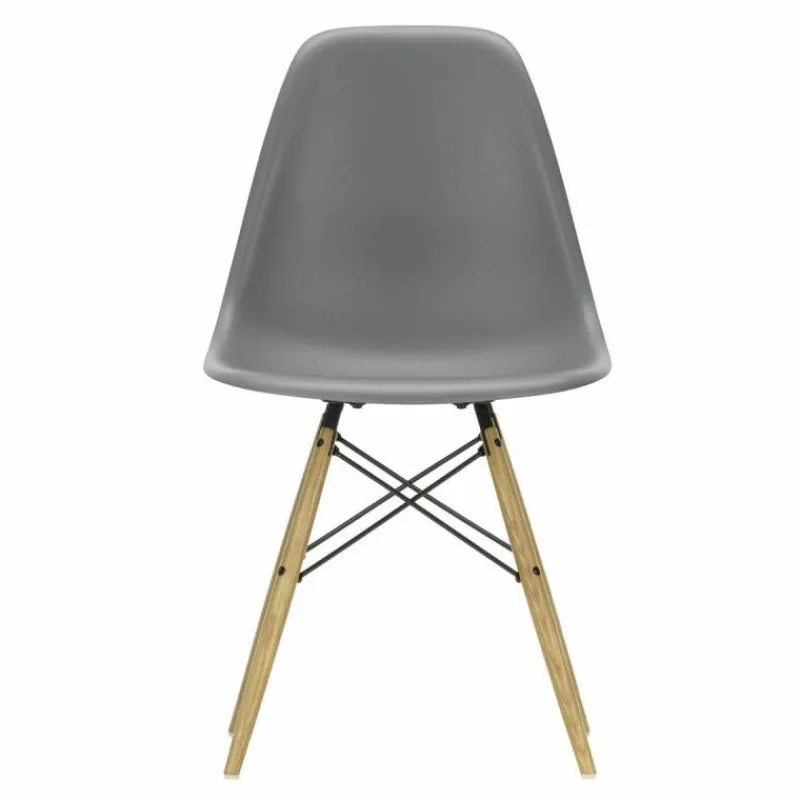 Sale Eames Plastic Chair DSW Stoel Esdoorn Gelig Eetkamerstoelen