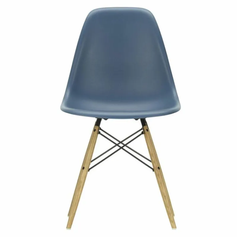 Sale Eames Plastic Chair DSW Stoel Esdoorn Gelig Eetkamerstoelen