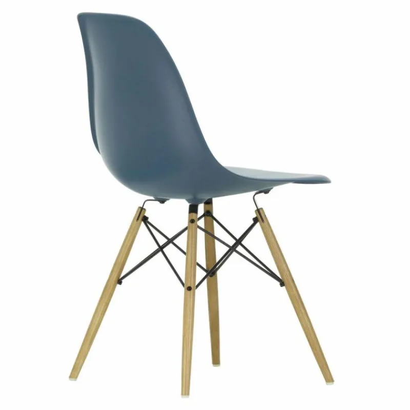 Sale Eames Plastic Chair DSW Stoel Esdoorn Gelig Eetkamerstoelen
