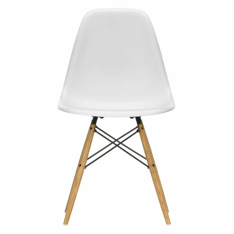Sale Eames Plastic Chair DSW Stoel Esdoorn Gelig Eetkamerstoelen