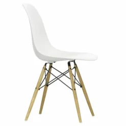 Sale Eames Plastic Chair DSW Stoel Esdoorn Gelig Eetkamerstoelen