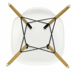 Sale Eames Plastic Chair DSW Stoel Esdoorn Gelig Eetkamerstoelen