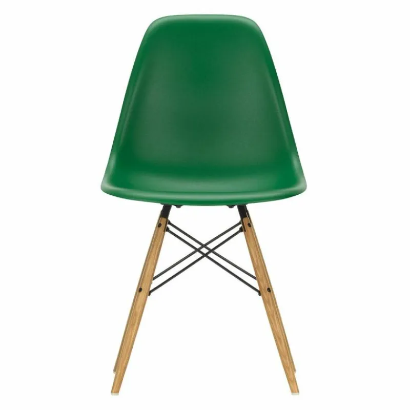 Sale Eames Plastic Chair DSW Stoel Esdoorn Gelig Eetkamerstoelen