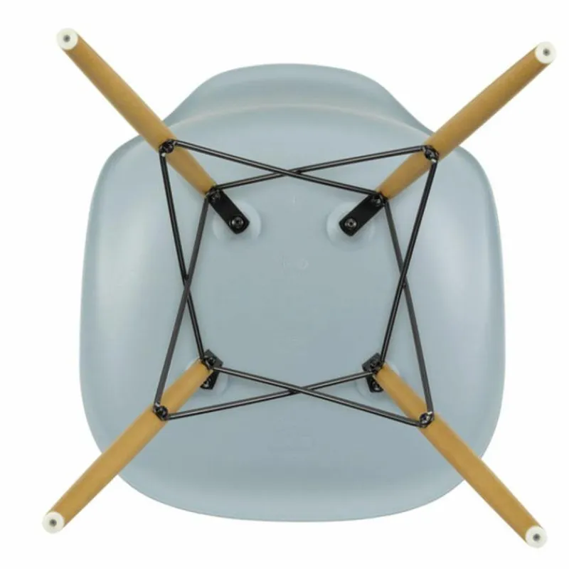 Sale Eames Plastic Chair DSW Stoel Esdoorn Gelig Eetkamerstoelen