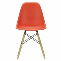 Sale Eames Plastic Chair DSW Stoel Esdoorn Gelig Eetkamerstoelen