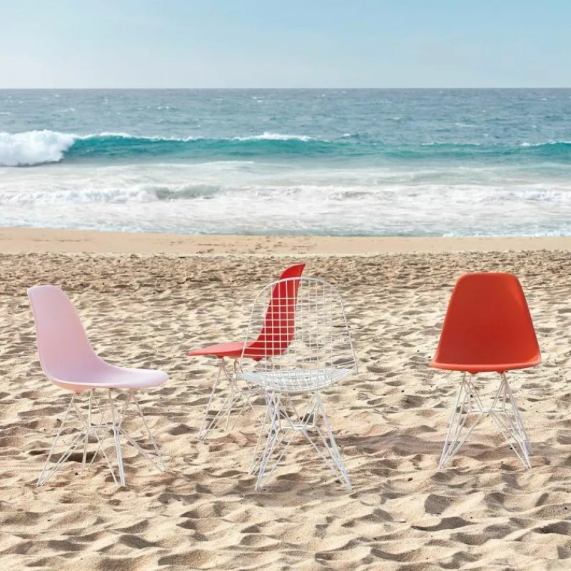 New Eames Plastic Chair DSX Wit Eetkamerstoelen