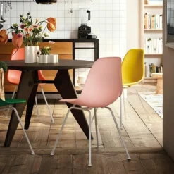 New Eames Plastic Chair DSX Wit Eetkamerstoelen