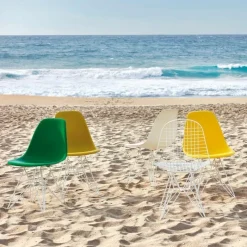New Eames Plastic Chair DSX Wit Eetkamerstoelen