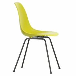 Hot Eames Plastic Chair DSX Zwart Onderstel Eetkamerstoelen