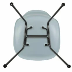 Hot Eames Plastic Chair DSX Zwart Onderstel Eetkamerstoelen