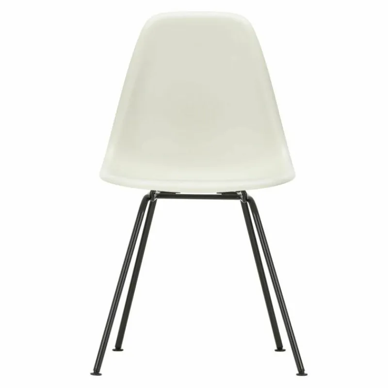 Hot Eames Plastic Chair DSX Zwart Onderstel Eetkamerstoelen
