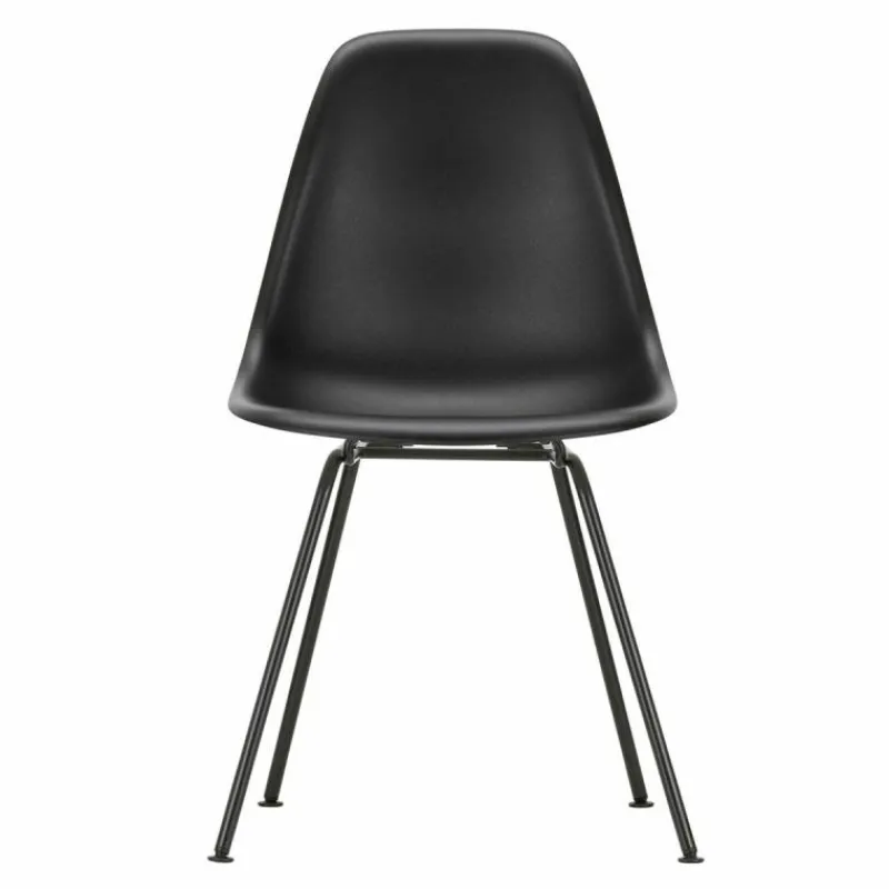 Hot Eames Plastic Chair DSX Zwart Onderstel Eetkamerstoelen
