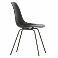 Hot Eames Plastic Chair DSX Zwart Onderstel Eetkamerstoelen
