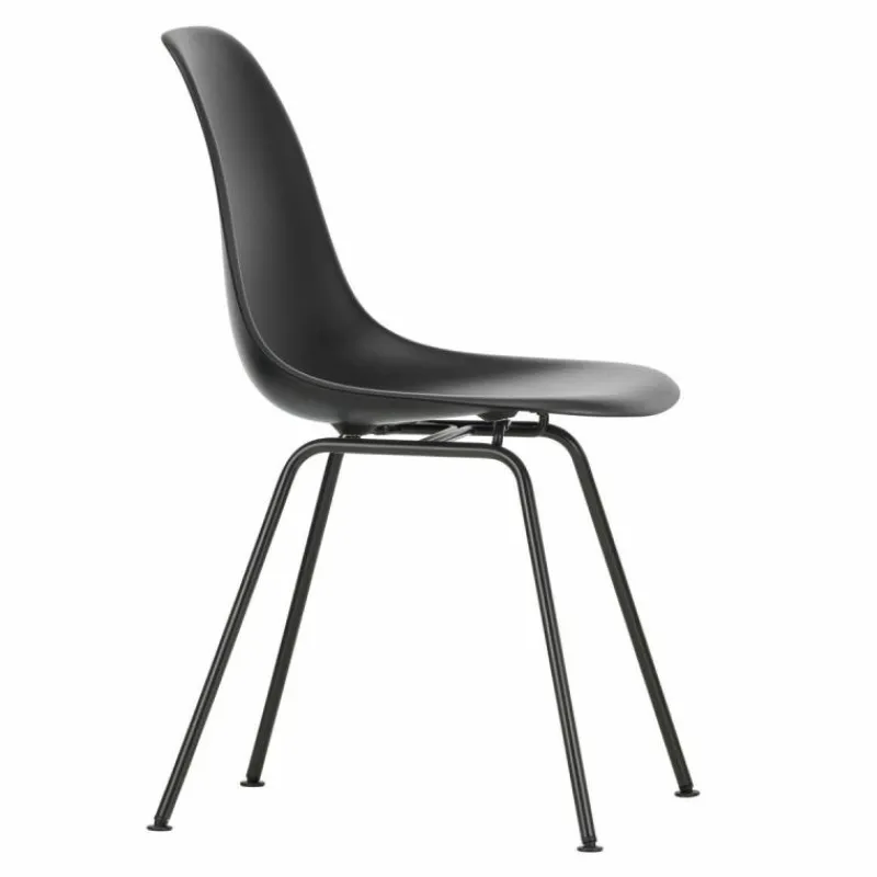 Hot Eames Plastic Chair DSX Zwart Onderstel Eetkamerstoelen