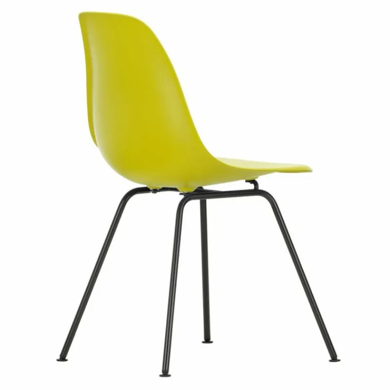 Hot Eames Plastic Chair DSX Zwart Onderstel Eetkamerstoelen