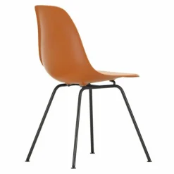 Hot Eames Plastic Chair DSX Zwart Onderstel Eetkamerstoelen