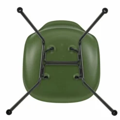 Hot Eames Plastic Chair DSX Zwart Onderstel Eetkamerstoelen