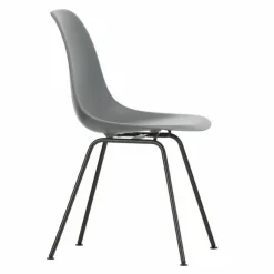 Hot Eames Plastic Chair DSX Zwart Onderstel Eetkamerstoelen