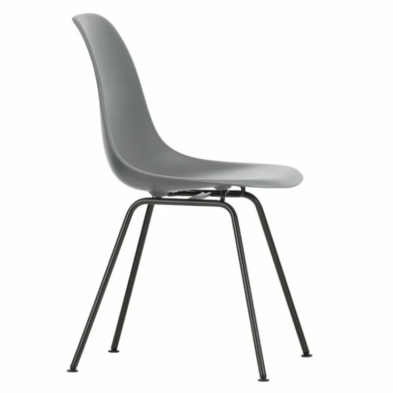 Hot Eames Plastic Chair DSX Zwart Onderstel Eetkamerstoelen